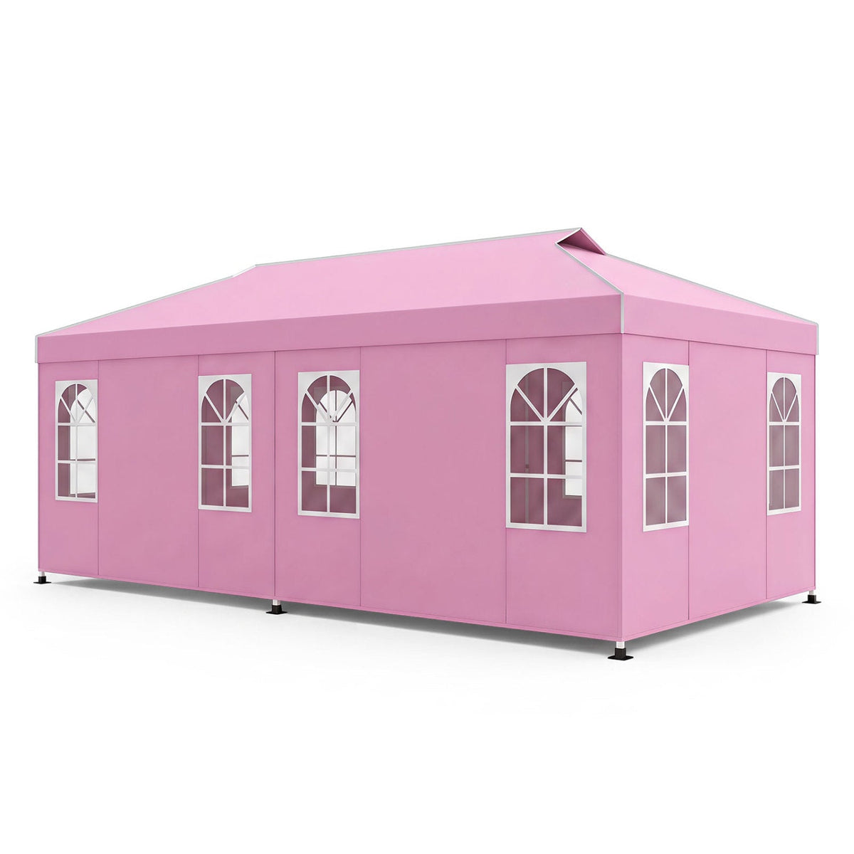 10x20 FT Pop-Up Canopy Tent with 6 Sidewalls – Outdoor Event Shelter