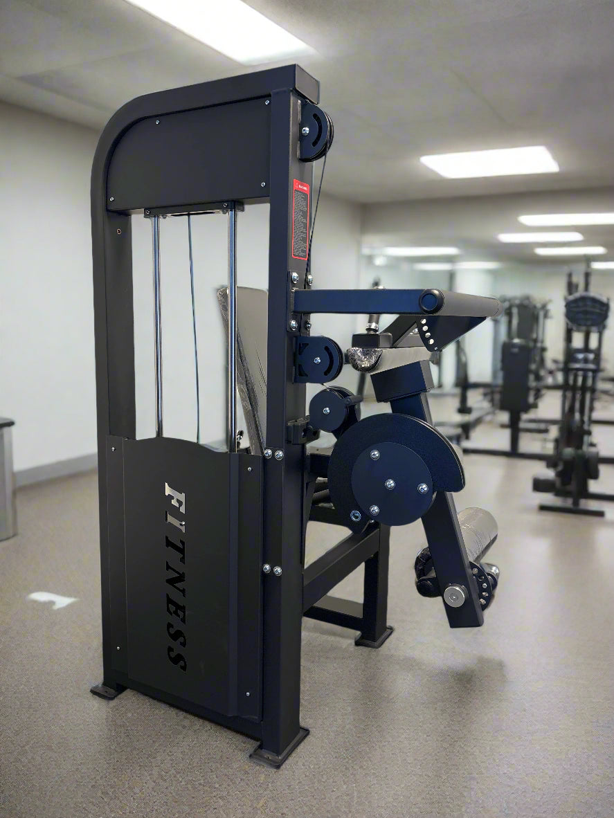Selectorized Seated Leg Extension & Leg Curl Machine w/ 250lb weight stack (New)