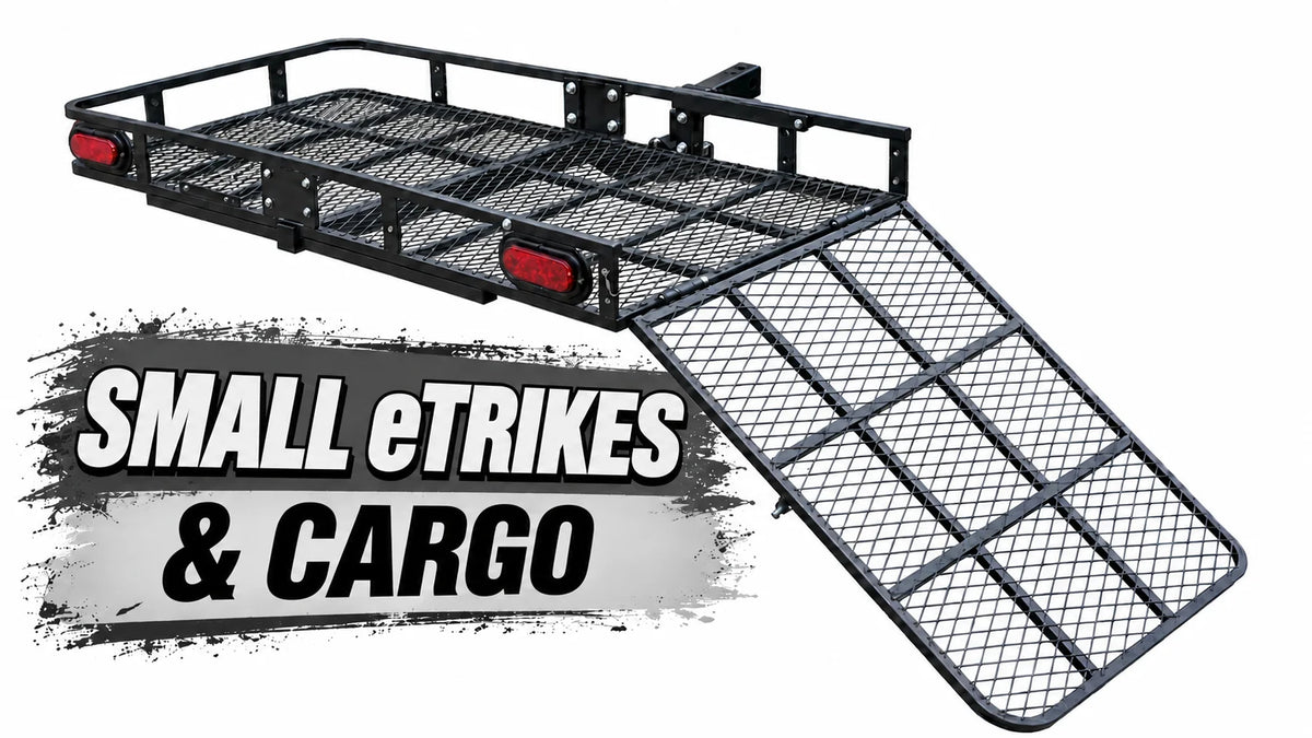 eTrike hitch rack platform carrier