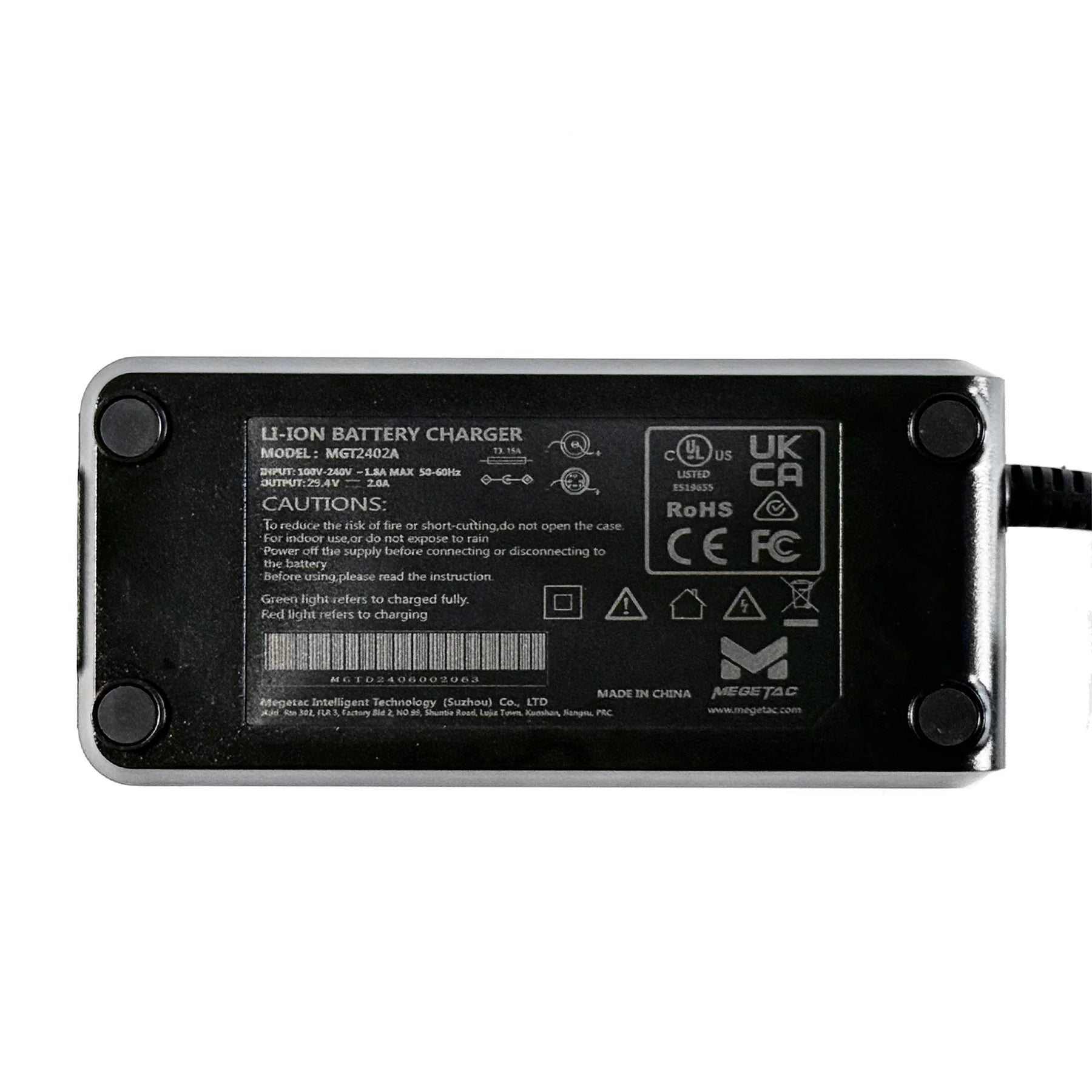 EUNORAU 24V2A 1.0 US/CA EKIDS Ebike Charger