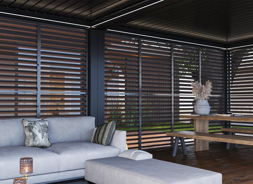 Privacy Shutter Walls
