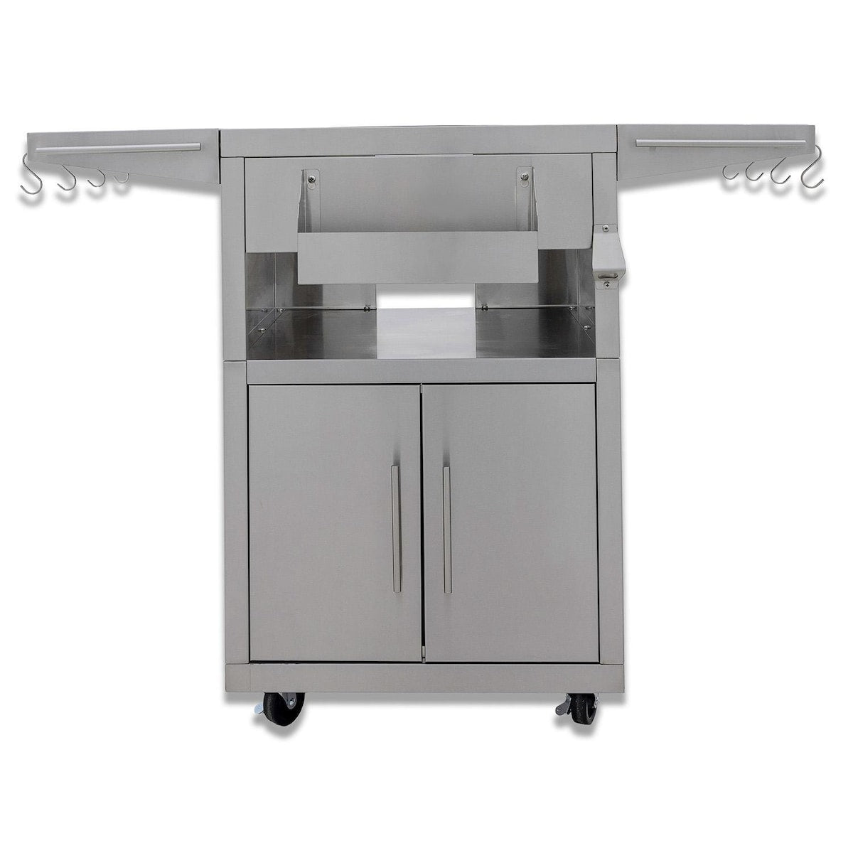 Blaze 20-Inch Kamado Grill Cart with Soft-Close Doors – Stainless Steel