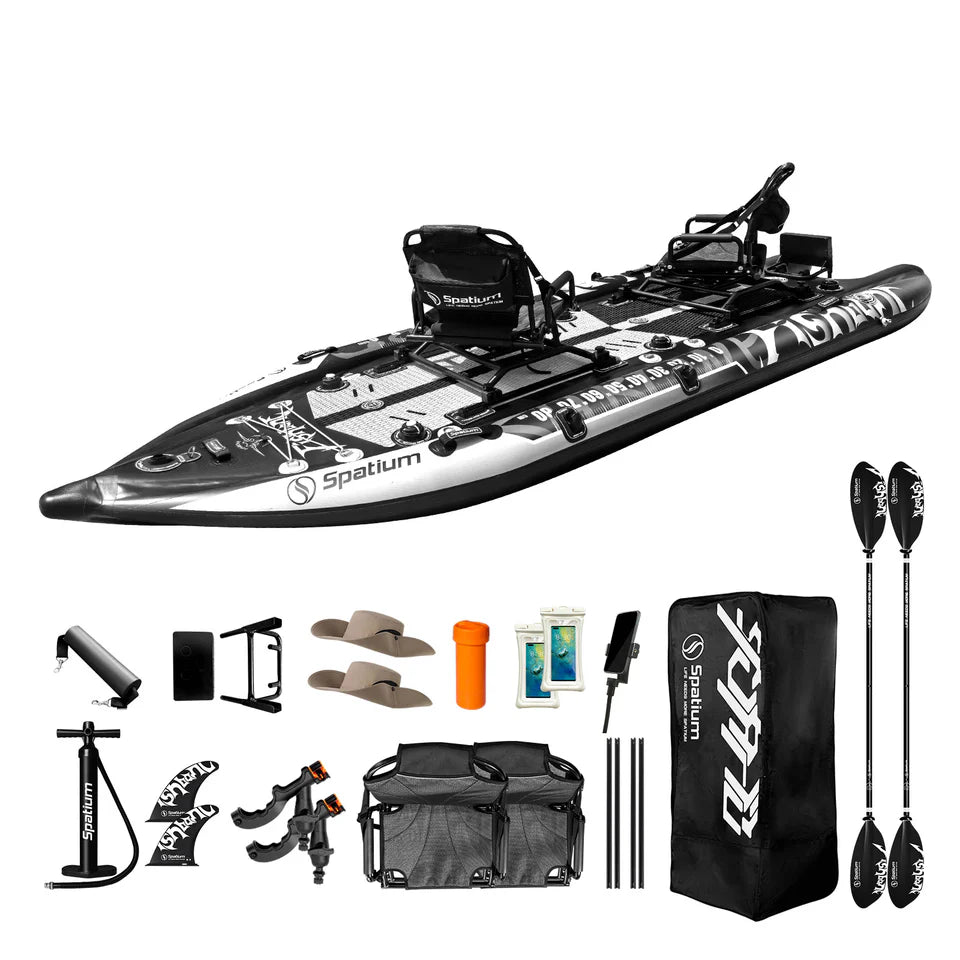 FishBone Tandem- Premium Inflatable Fishing Board for 2