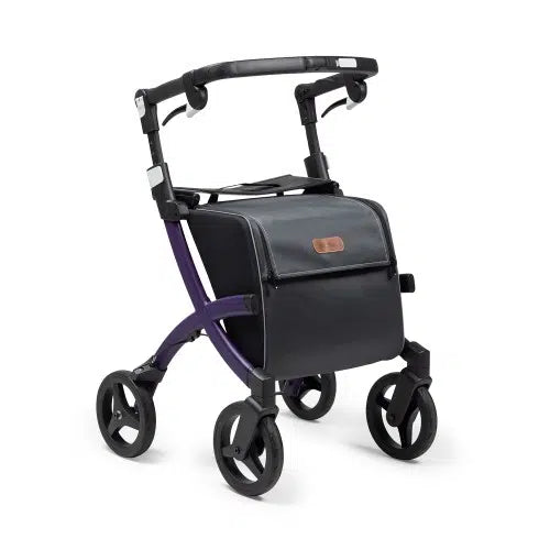Rollz Flex 2 Foldable Rollator Walker with Seat