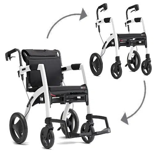 Rollz Motion 2.1 Rollator Walker & Wheelchair