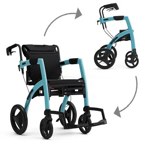 Rollz Motion 2.1 Rollator Walker & Wheelchair