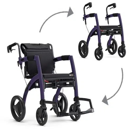 Rollz Motion 2.1 Rollator Walker & Wheelchair