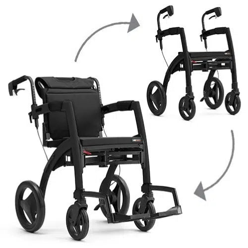 Rollz Motion 2.1 Rollator Walker & Wheelchair