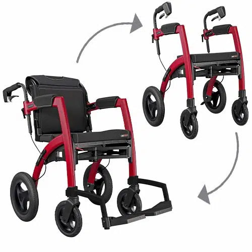 Rollz Motion Performance All-Terrain Rollator Walker & Wheelchair