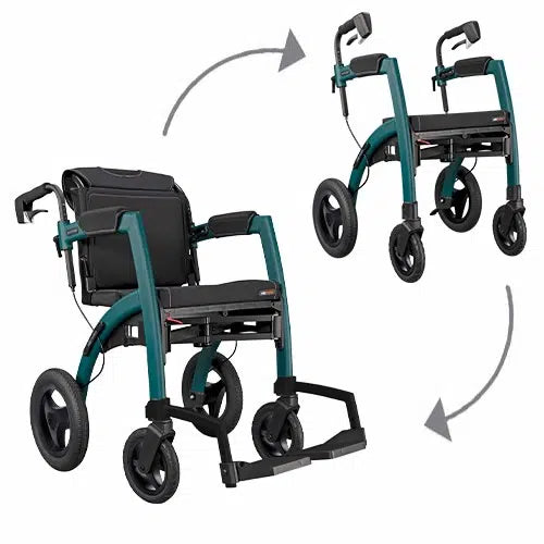 Rollz Motion Performance All-Terrain Rollator Walker & Wheelchair