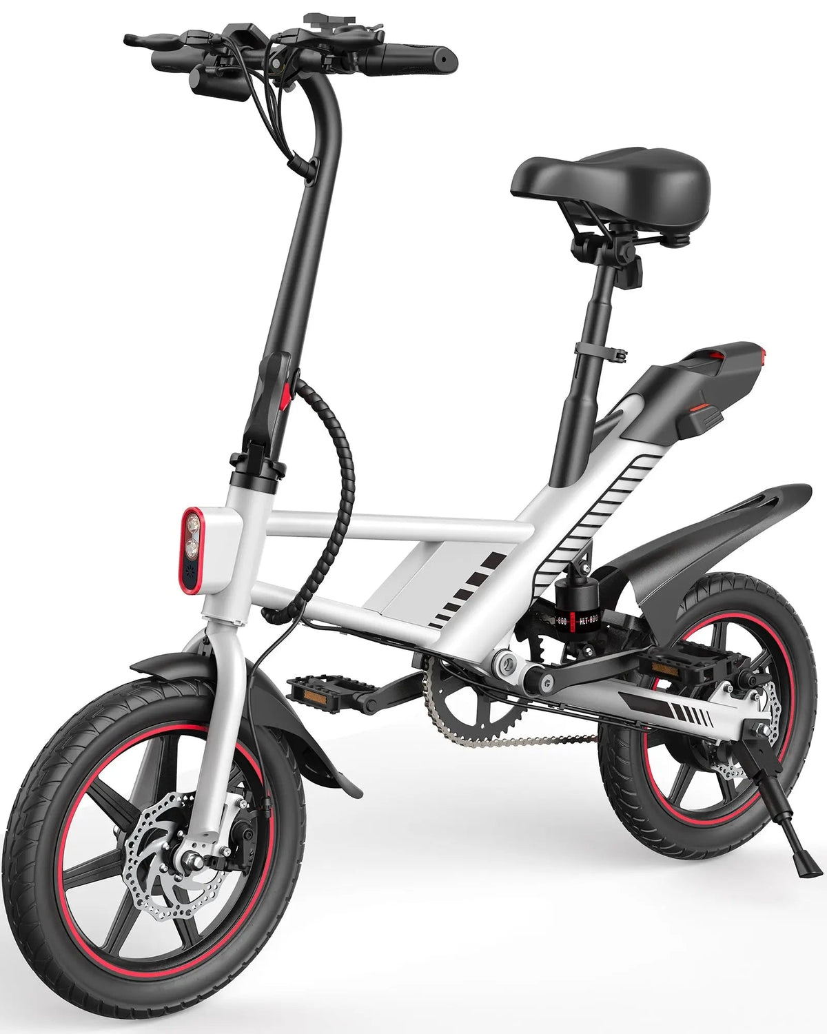 Gyroor C3 450W Folding Electric Bike – 36V 7.5Ah, 14" Pneumatic Tires