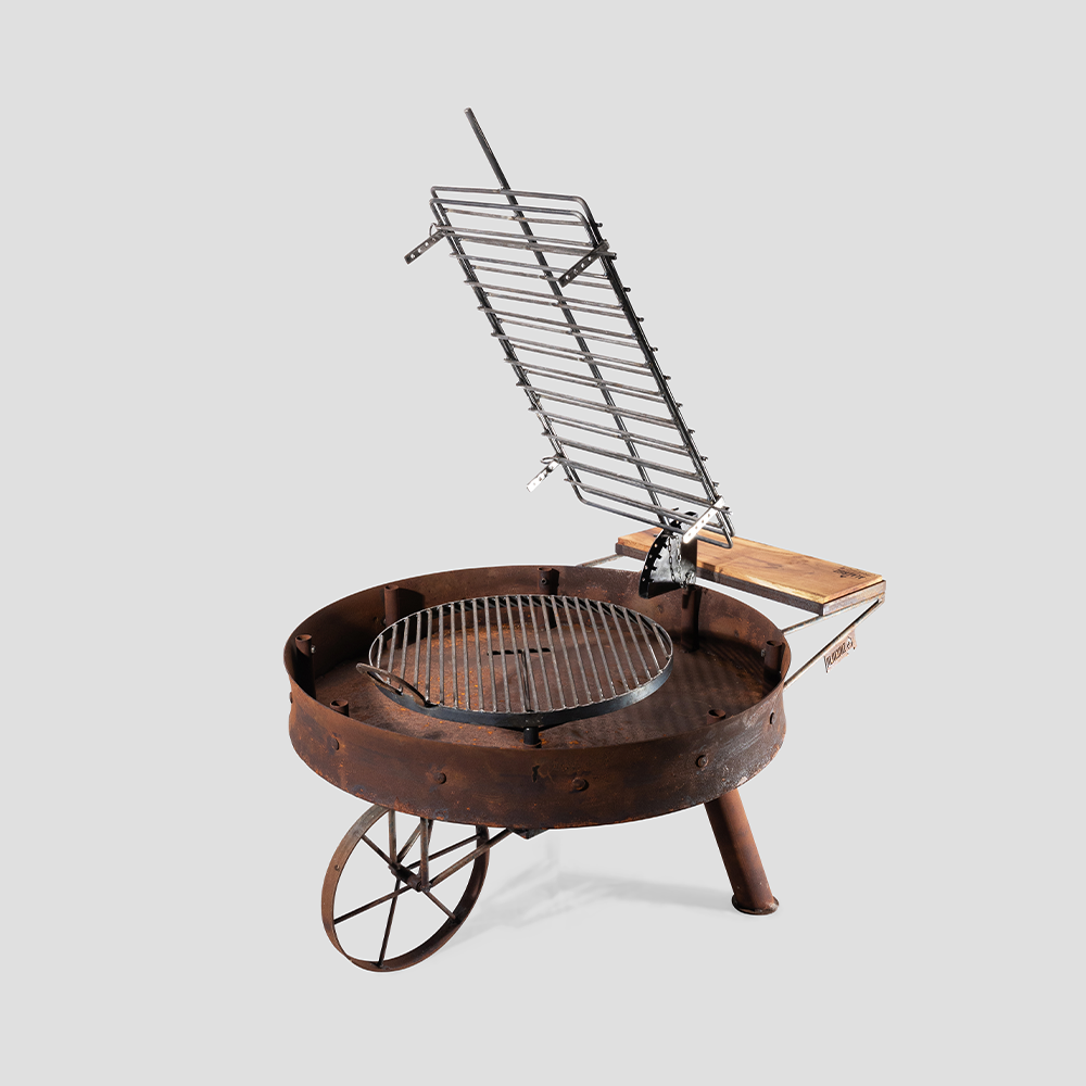 40-Inch Campero 100 Argentine Open Fire Grill – Outdoor BBQ Grill
