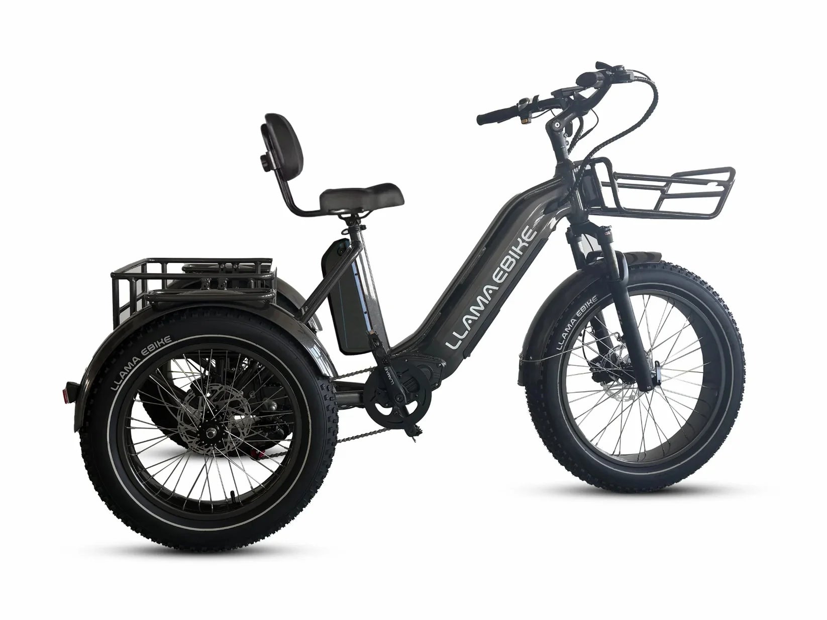 LLAMA Trike CT11 Fat Tire Electric Cargo Trike with NFC Unlock & Optional IoT