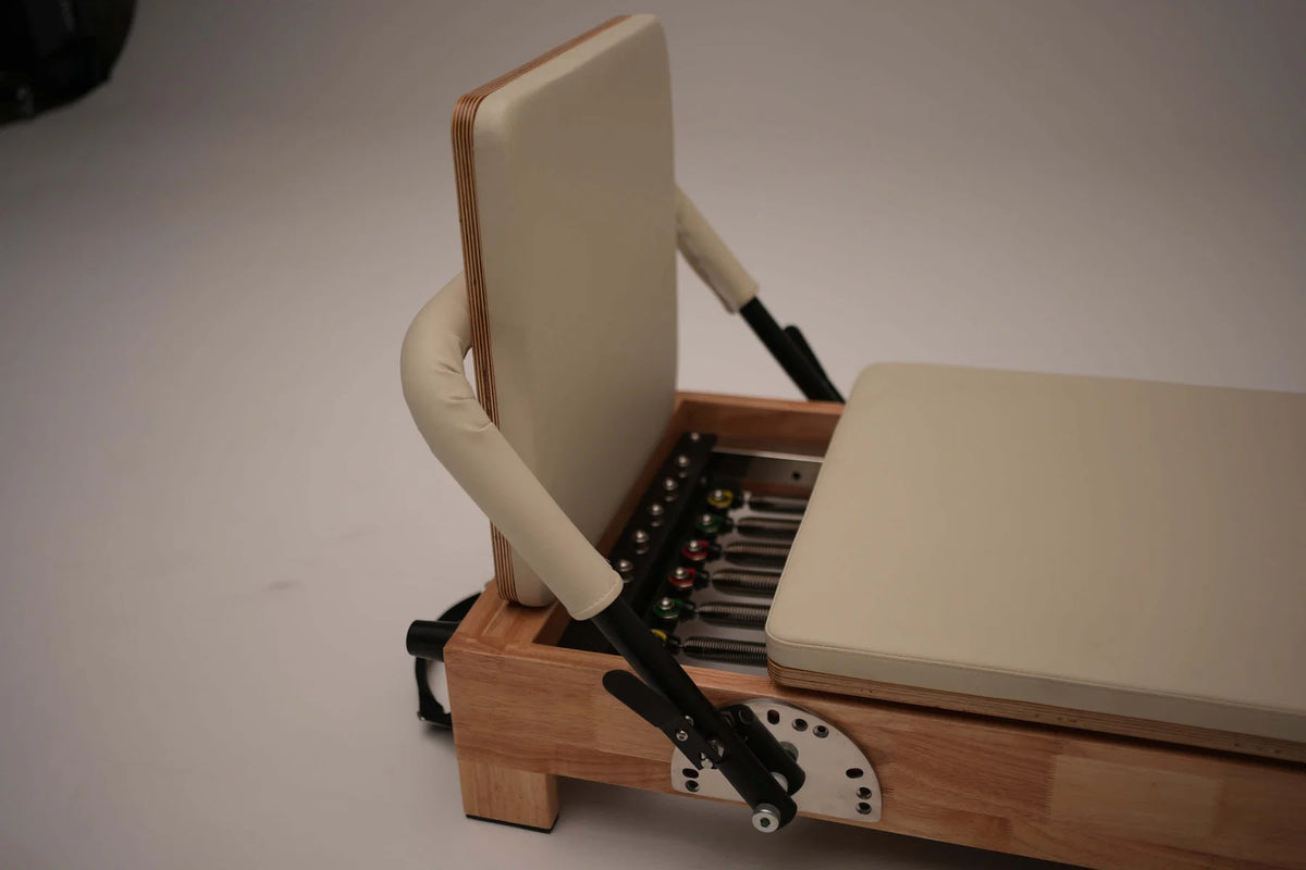 Foldable Eco Warrior Pilates Reformer with Jumpboard & Box