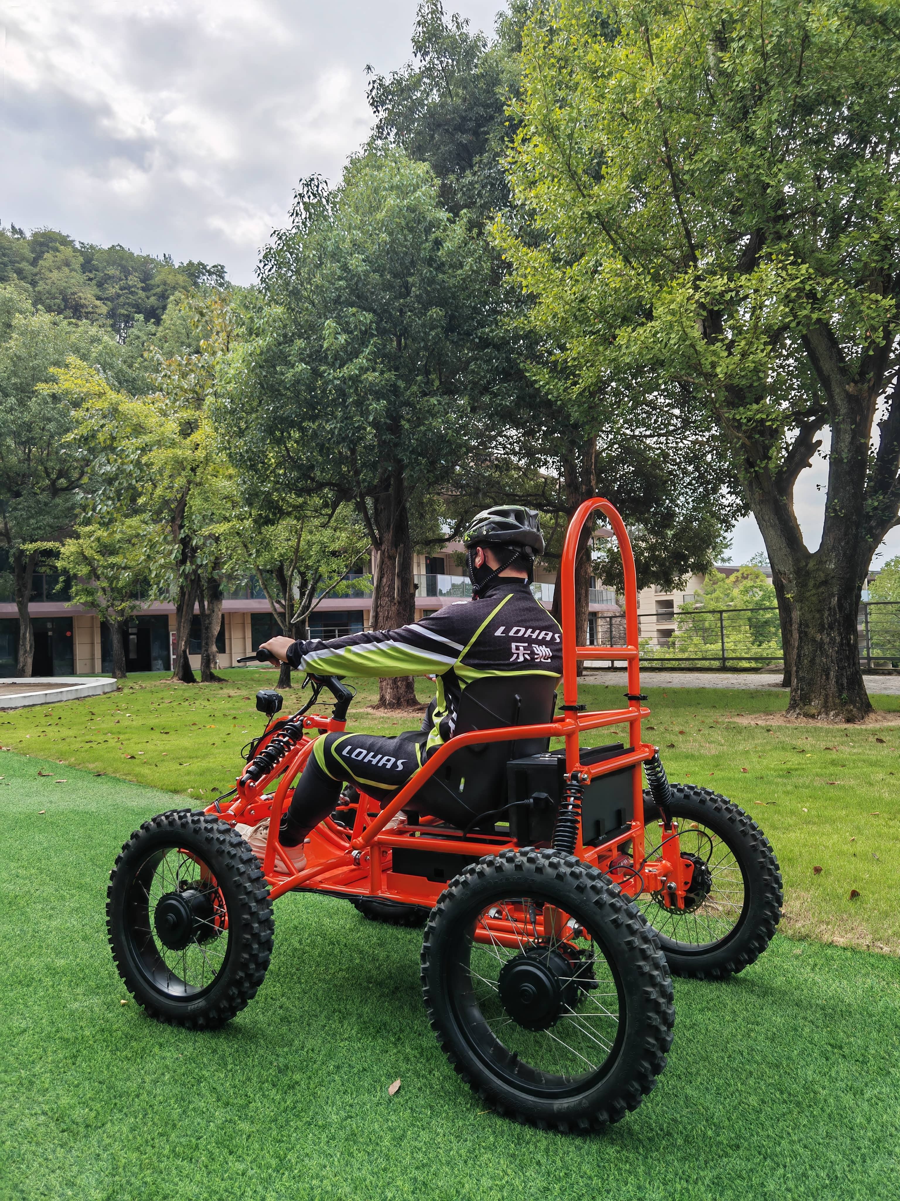 KCET006 4WD Professional Electric ATV 4WD 48V 60ah Long Range Fat Tire Quad Bike