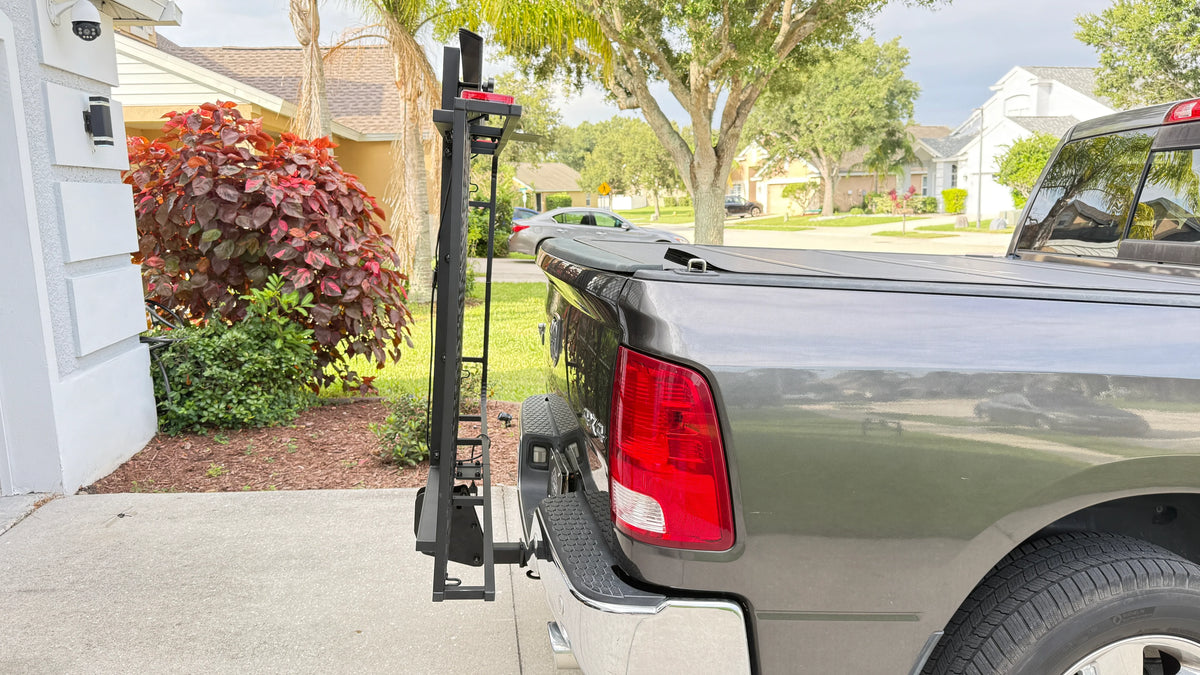 eTrike Hitch Rack - PRO HD 36-70 | 200 lb Platform Carrier with 3 Detachable Ramps