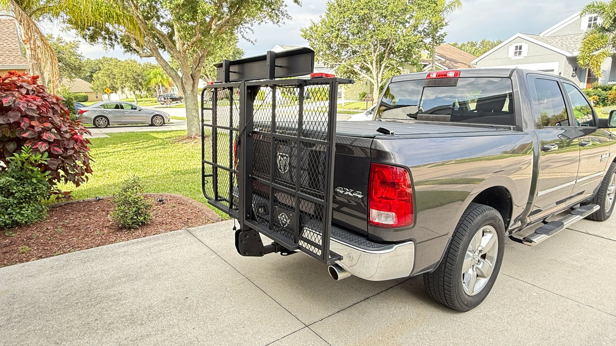 eTrike Hitch Rack - PRO HD 36-70 | 200 lb Platform Carrier with 3 Detachable Ramps