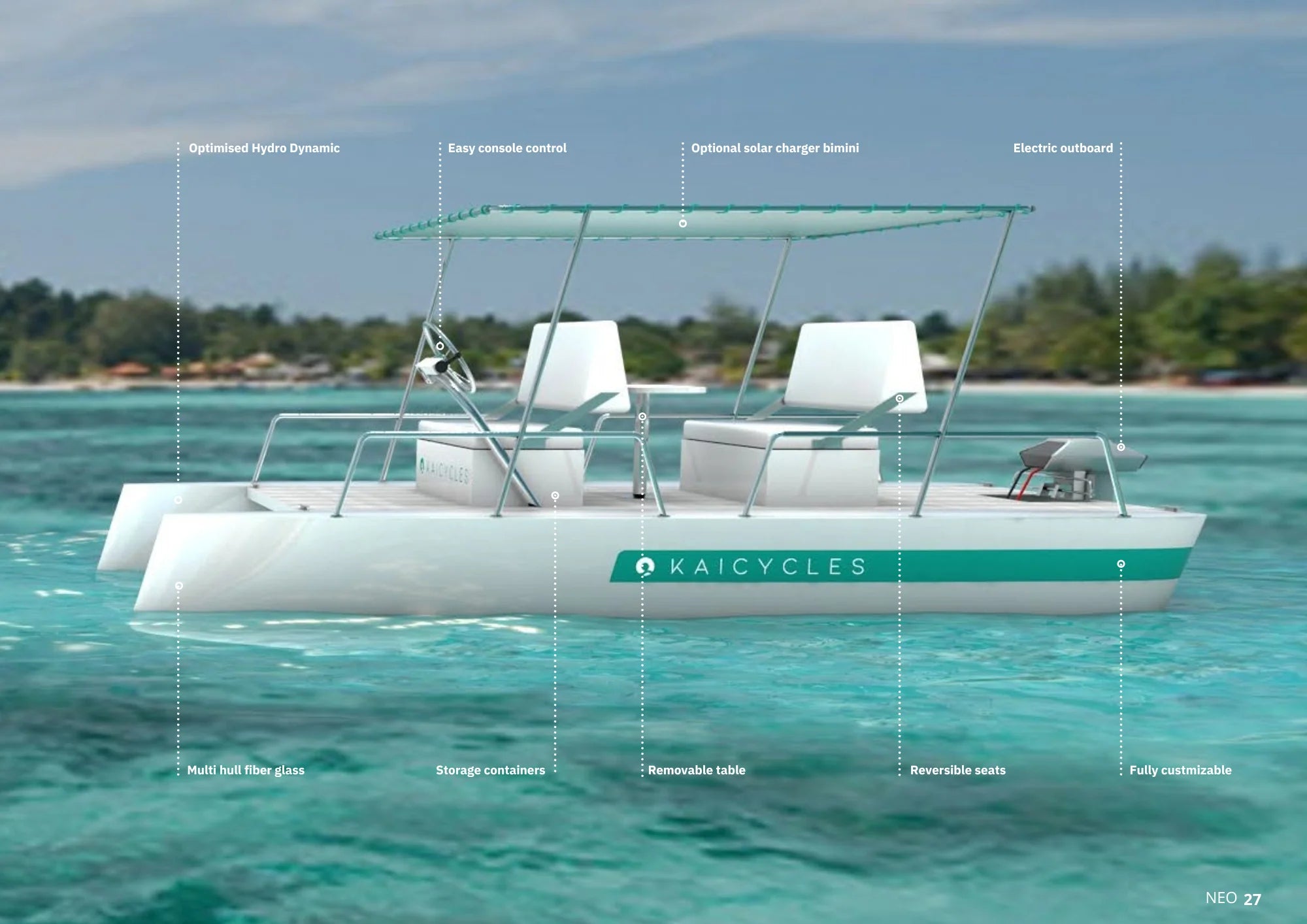 NEO Electric Water Boat (Made in EU)