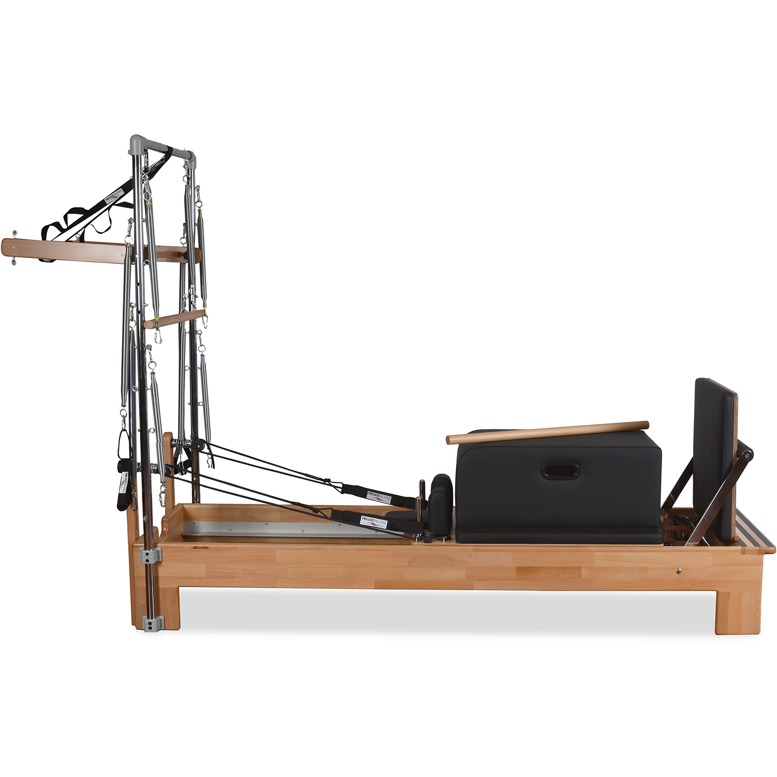 Private Pilates Premium Wood Reformer-Tower Bundle