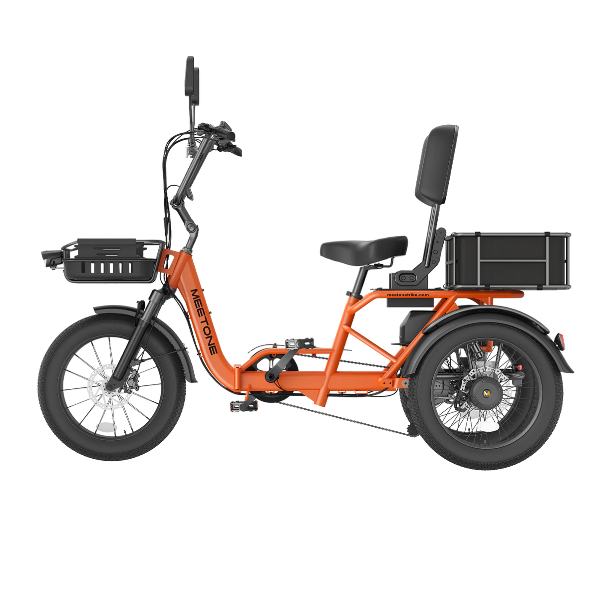 Meet One Breeze Pro 2.0 Full Suspension Fat Tire Electric Trike