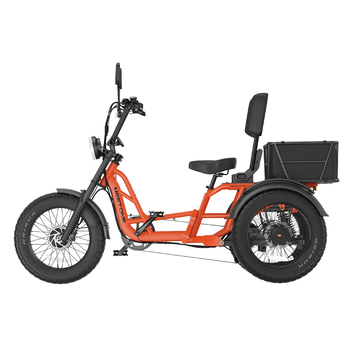 Meet One Tour 2.0 Dual Motor Semi-Recumbent Electric Trike