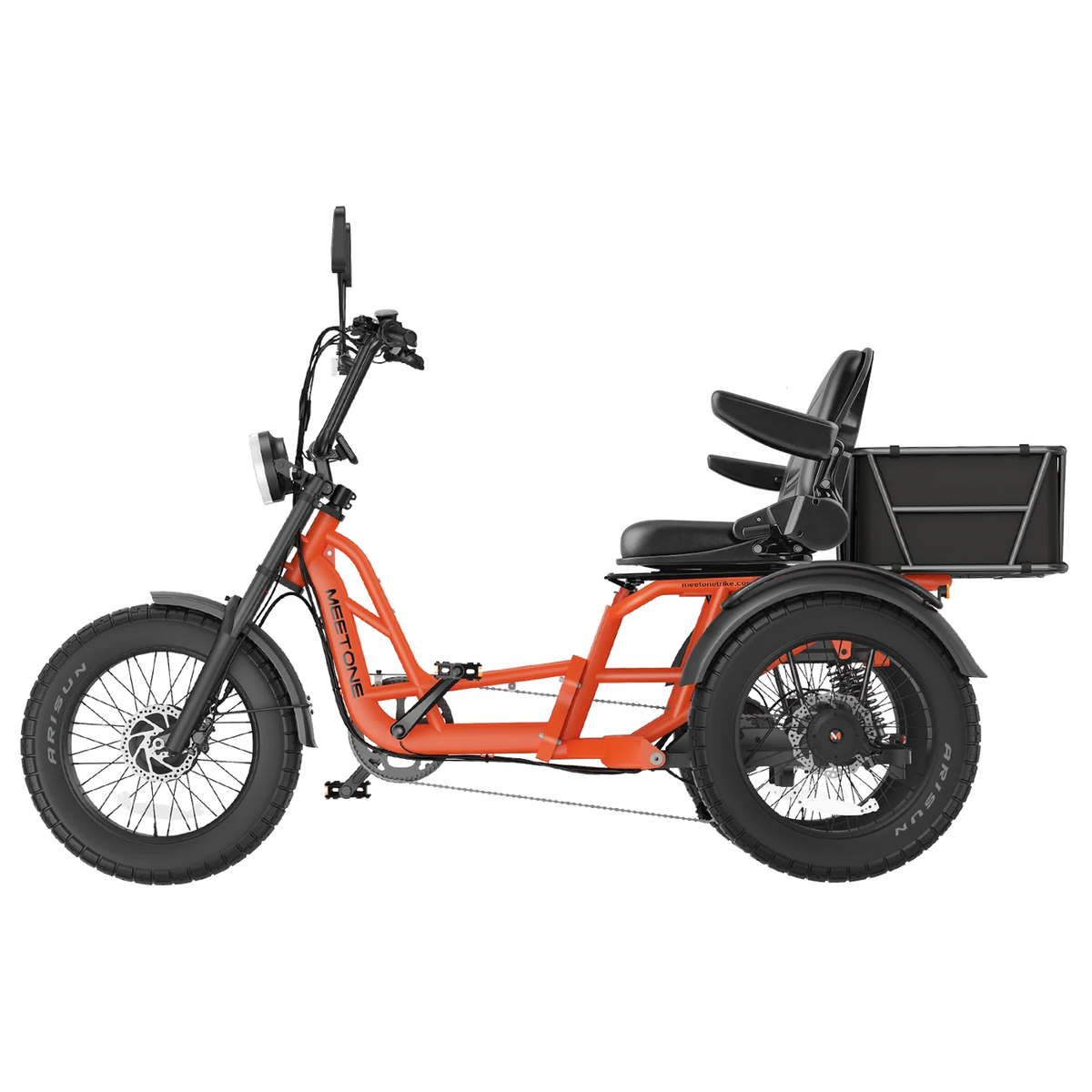 Meet One Tour 2.0 Dual Motor Semi-Recumbent Electric Trike