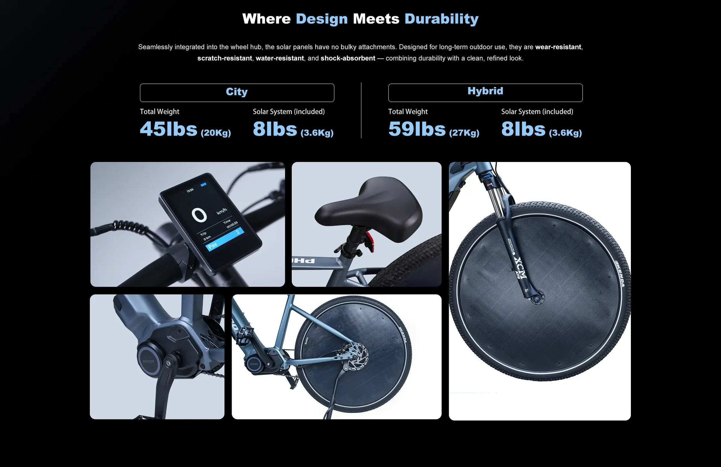 Phosgo Solar Bike (Pre-order)