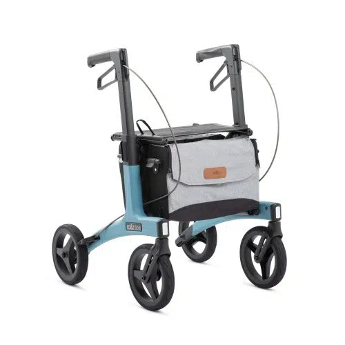 Rollz Flow Lightweight Aluminum Rollator Walker with Seat