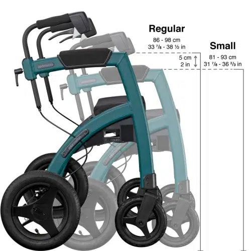 Rollz Motion Performance All-Terrain Rollator Walker & Wheelchair