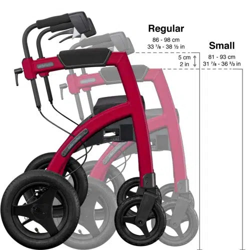 Rollz Motion Performance All-Terrain Rollator Walker & Wheelchair
