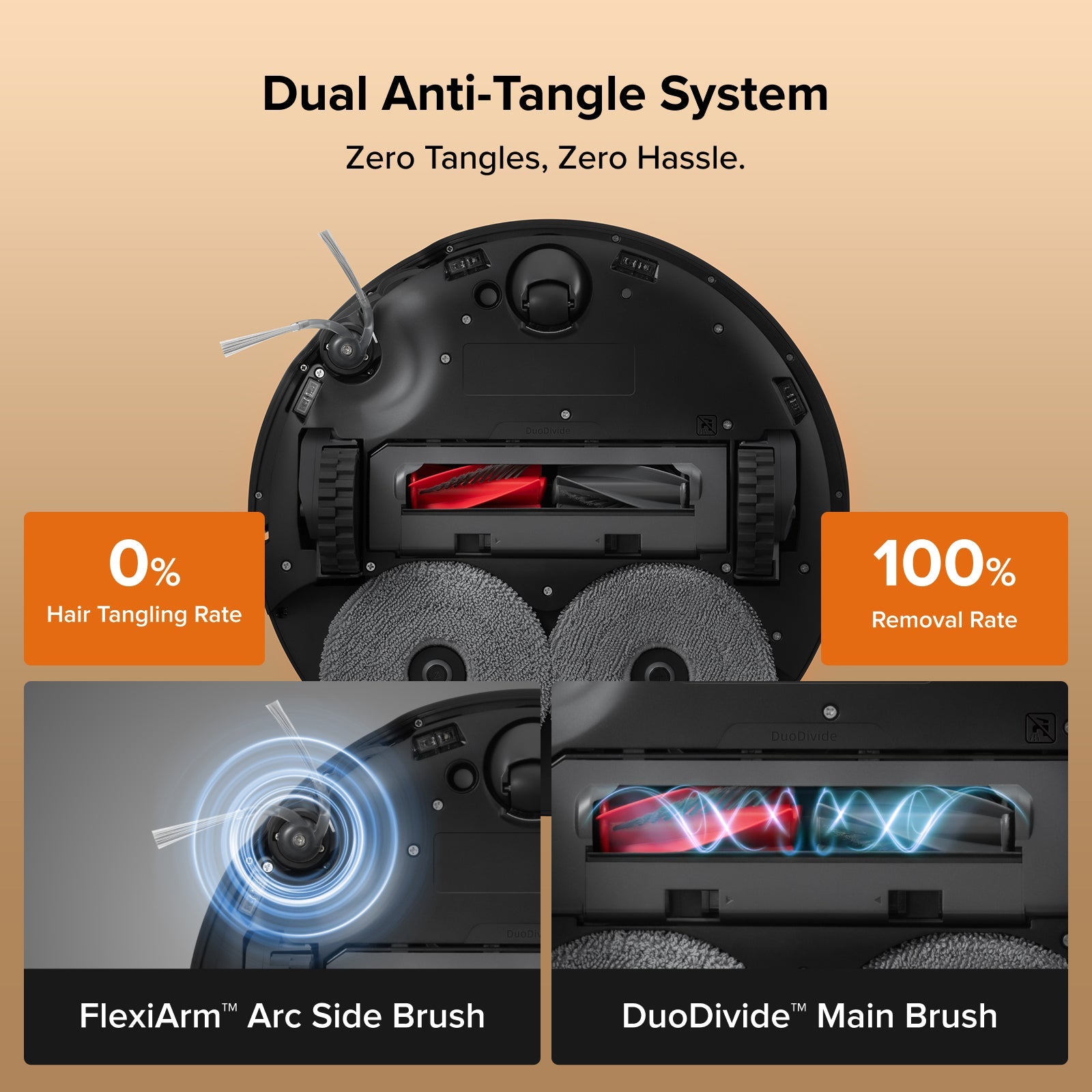 Roborock Qrevo Edge 2 - 25,000 Pa HyperForce™ Suction & Dual Anti-Tangle System