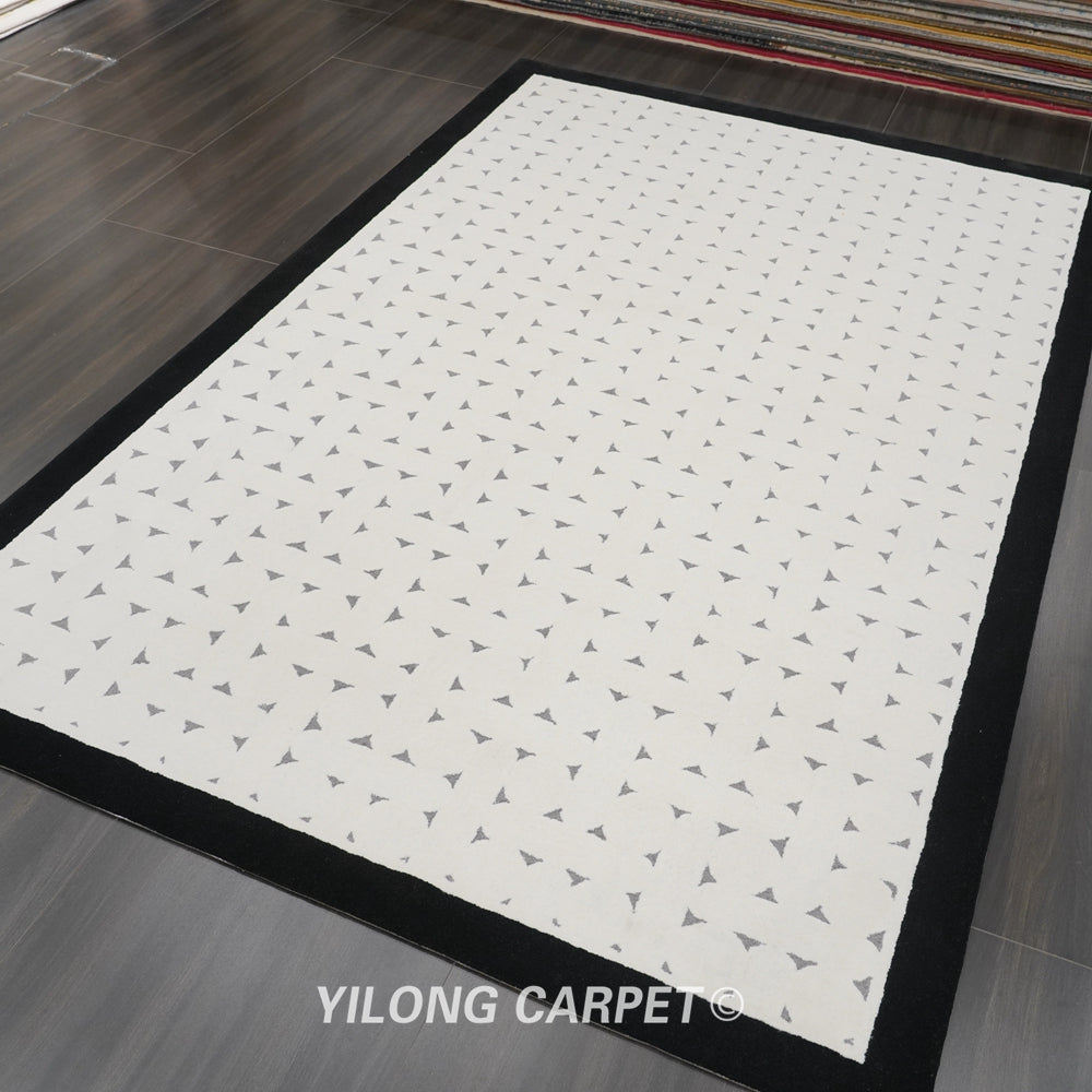 Hand Tufted Wool Carpet Modern Design Simple Carpet 6.56x9.84ft