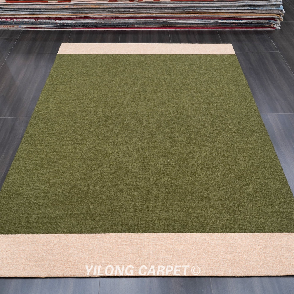 Hand Tufted Wool Carpet Modern Design Pale Carpet 6.56x9.84ft