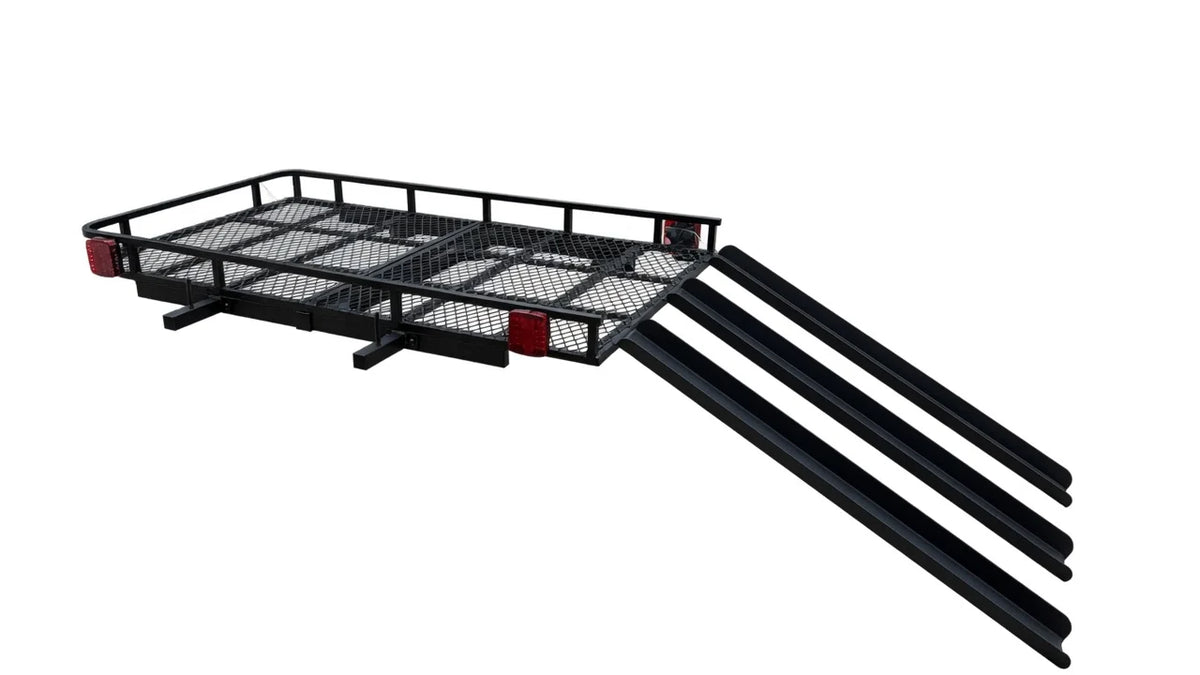 eTrike Hitch Rack - PRO HD 36-70 | 200 lb Platform Carrier with 3 Detachable Ramps