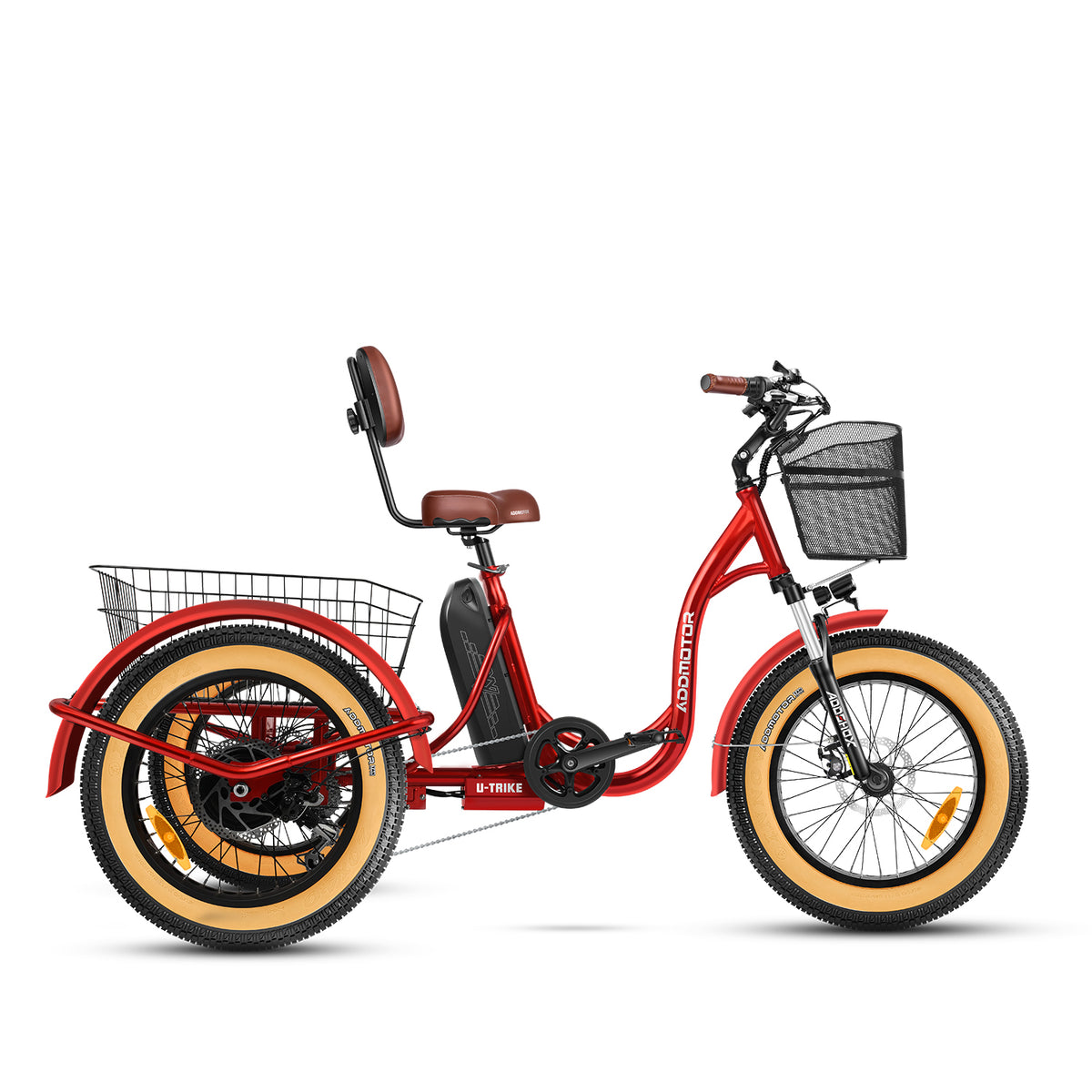 U-Trike U-750 Tilting Fat Tire Electric Trike