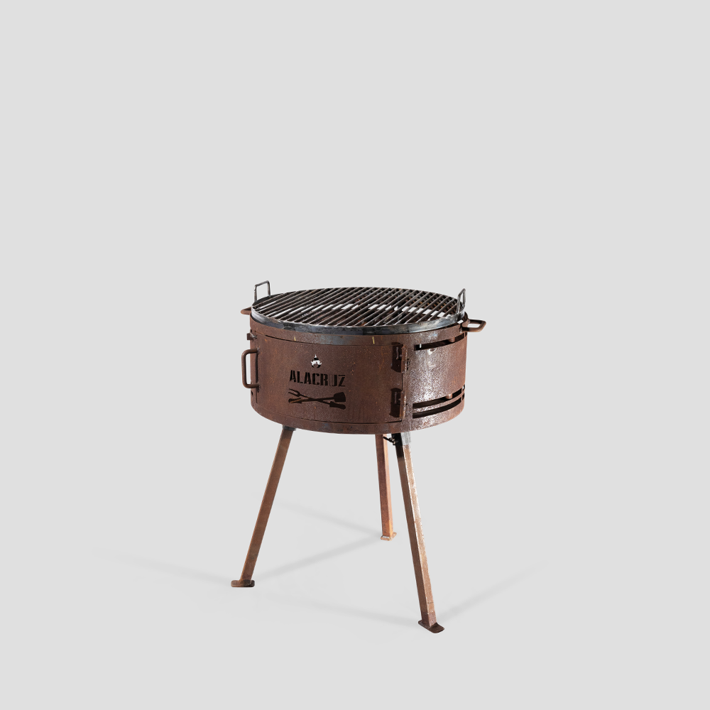 24-Inch Porteña Portable Argentine Open Fire Grill – Adjustable Outdoor BBQ