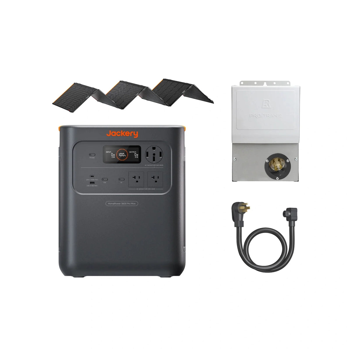 Jackery HomePower 3600 Pro Max Portable Power Station – 3584Wh LiFePO₄ Battery, 4000W Output