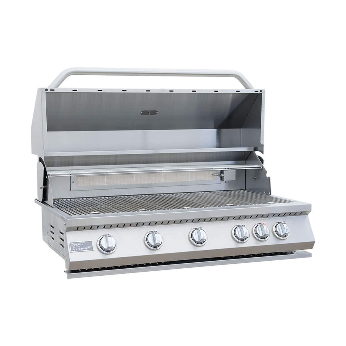 40-Inch Heavy-Duty 72K BTU LP/NG 5-Burner Built-In Stainless Steel Gas Grill
