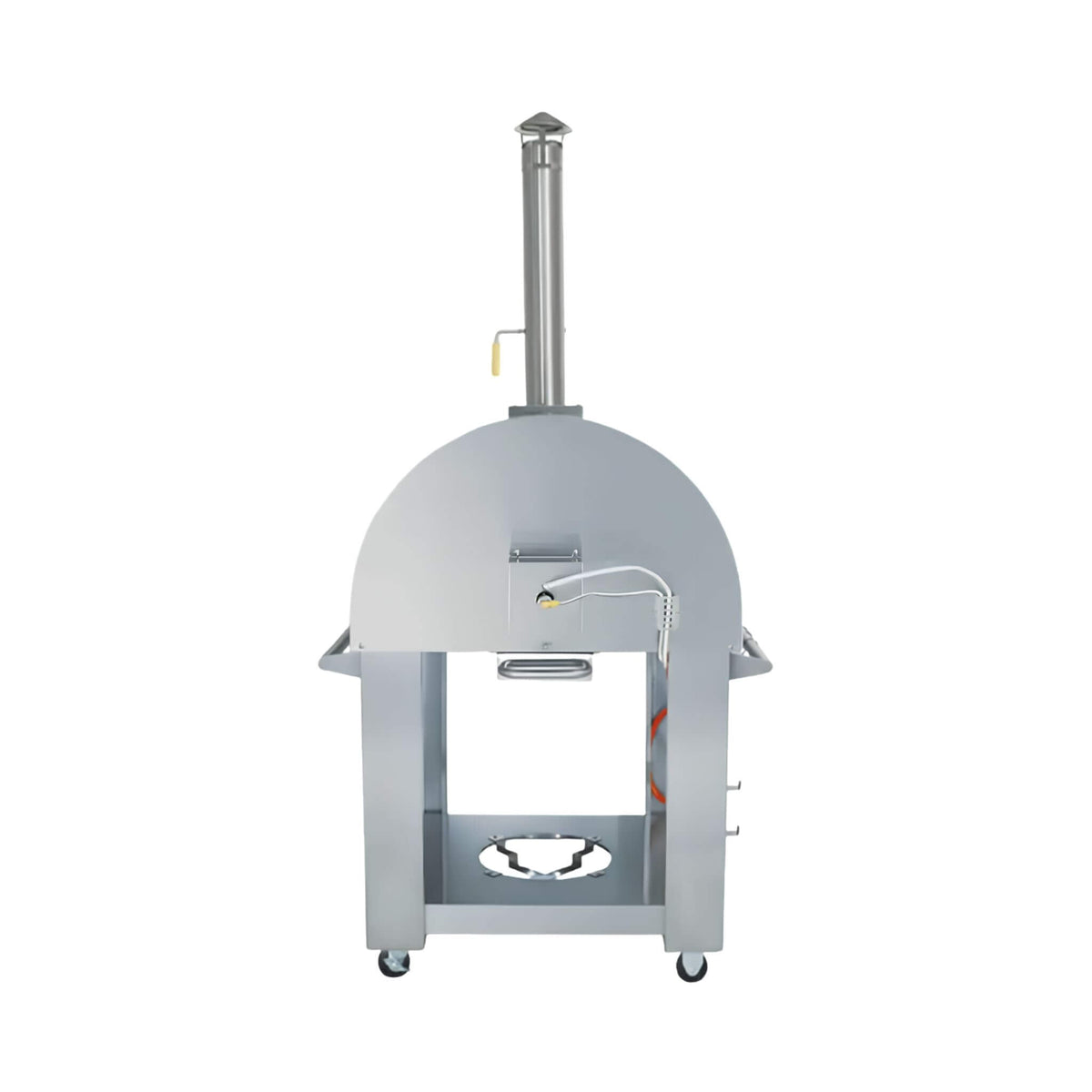 32-Inch Premium Stainless Steel Dual-Fuel Gas or Wood-Fired Pizza Oven