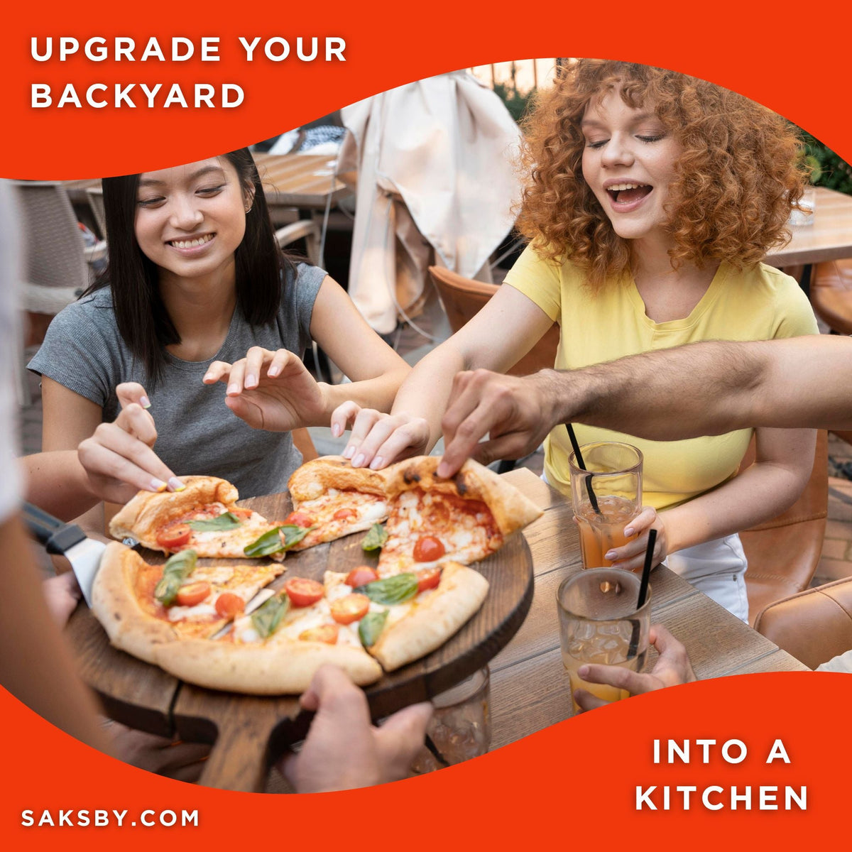 32-Inch Premium Stainless Steel Wood-Fired Pizza Oven