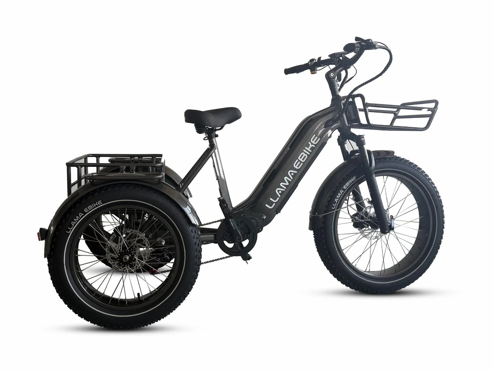 LLAMA Trike CT11 Fat Tire Electric Cargo Trike with NFC Unlock & Optional IoT