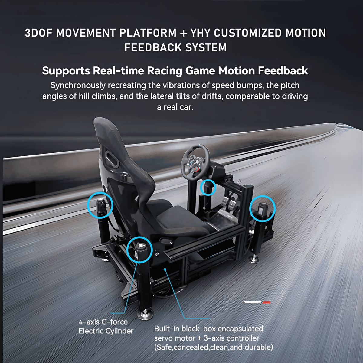 Full-Motion Racing Simulator – Interactive Driving & Racing System