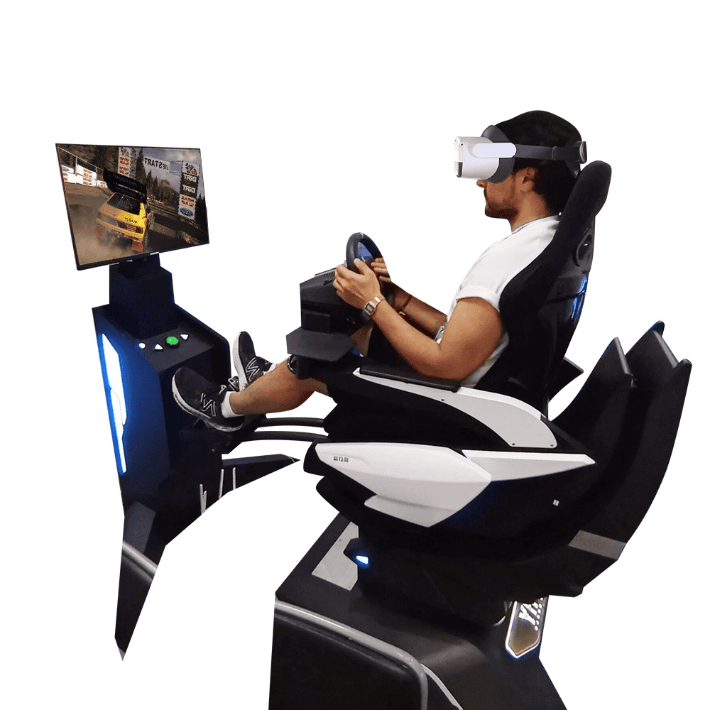 9D Virtual Reality Racing & Flight Simulator Game