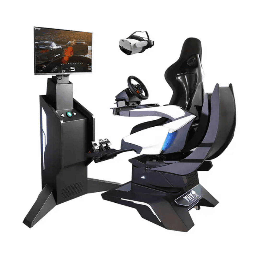 9D Virtual Reality Racing & Flight Simulator Game