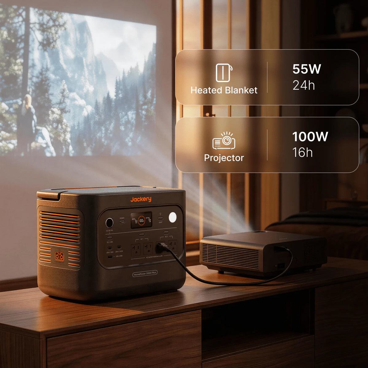 Jackery HomePower 2000 Plus v2 Portable Power Station – 2048Wh, 2400W Output, Expandable Battery Backup
