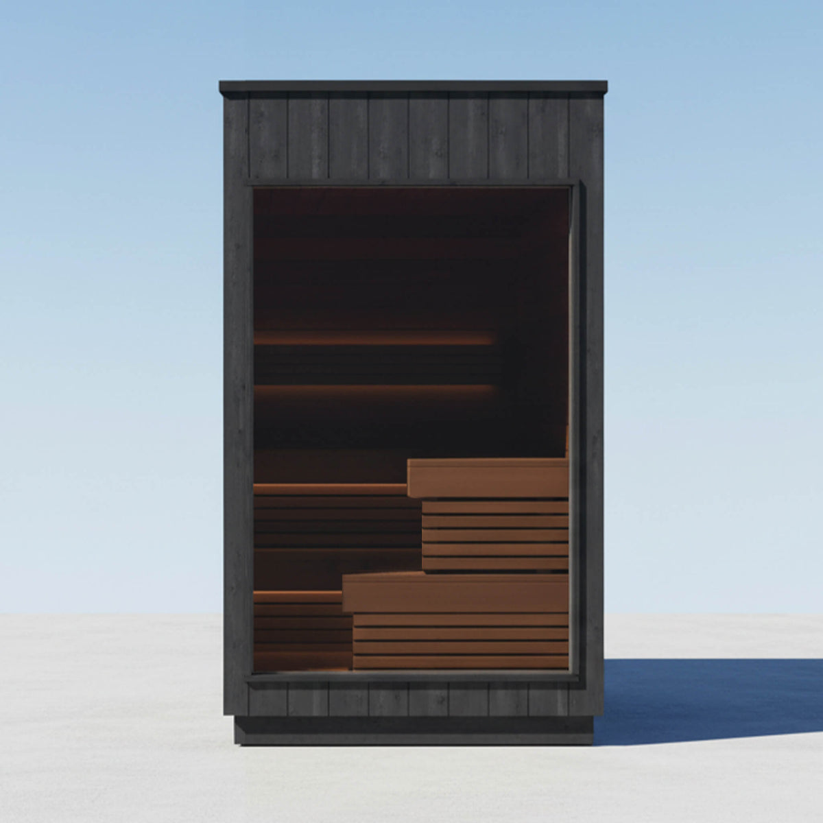 Nordic Misty 2-5 Person Fully-Assembled Outdoor Modular Sauna Cabin