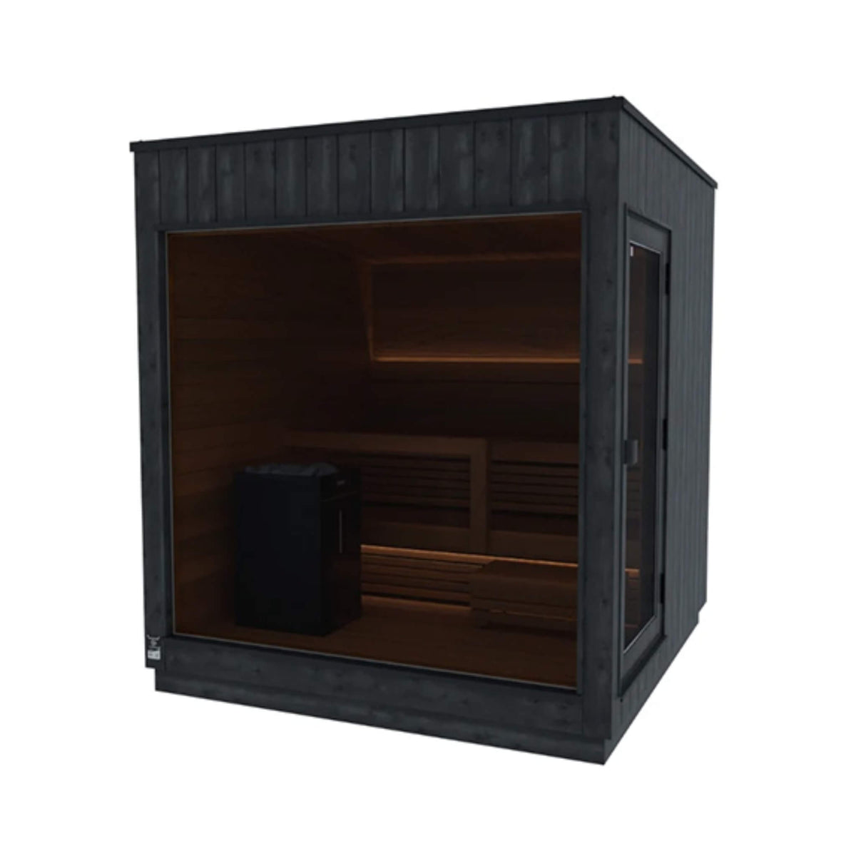 Nordic Misty 2-5 Person Fully-Assembled Outdoor Modular Sauna Cabin