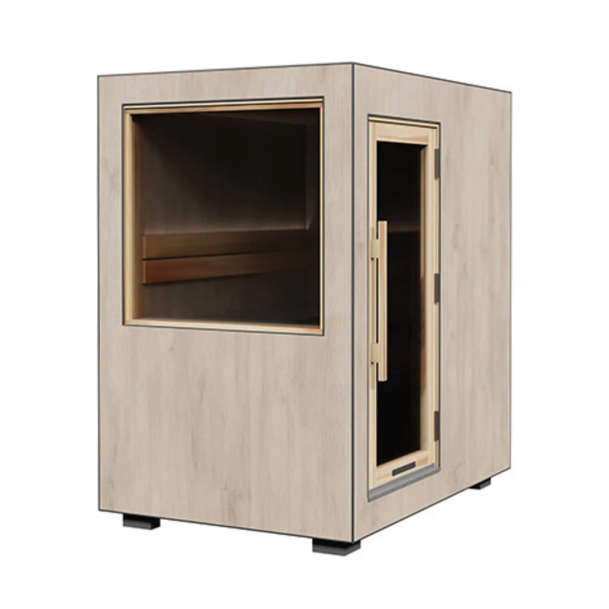 Solaris Fully-Assembled Outdoor Solar-Powered Sauna Cabin