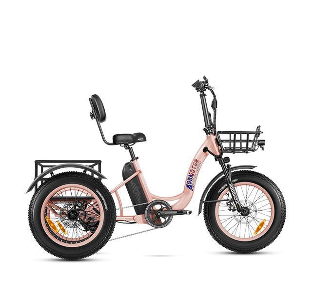 Triketan M-330 Step-Through Fat Tire Electric Trike