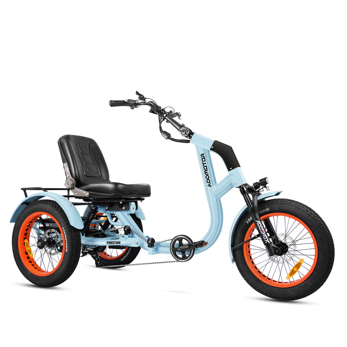 Freetan M-368X Full-Suspension Semi-Recumbent Electric Trike